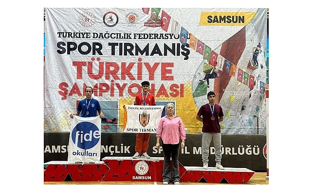 İneg&ouml;l Belediyesporlu Sporculardan, Spor Tırmanışta T&uuml;rkiye Dereceleri
