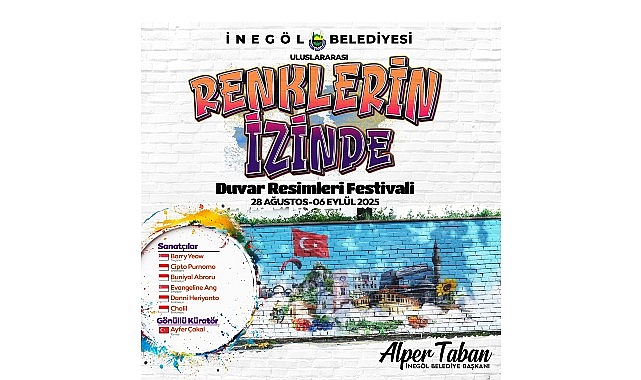 İneg&ouml;l&rsquo;de Duvar Resimleri Festivali İ&ccedil;in Geri Sayım Başladı