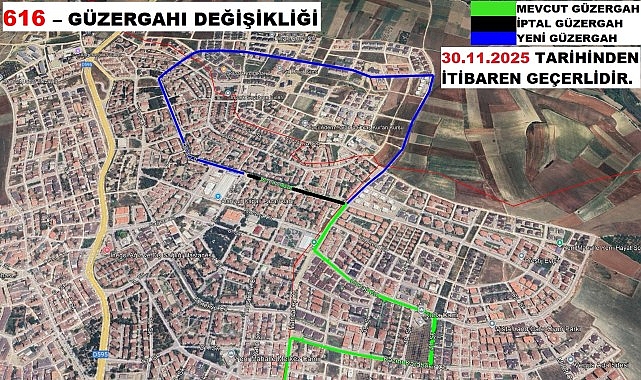 İneg&ouml;l&rsquo;de Halk Otob&uuml;s&uuml; Hatlarında D&uuml;zenleme Yapıldı: Yeni G&uuml;zerg&acirc;hlar 30 Kasım&rsquo;da Başlıyor