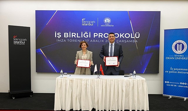 İstanbul Okan &Uuml;niversitesi ve Teknopark İstanbul arasında iş birliği protokol&uuml;