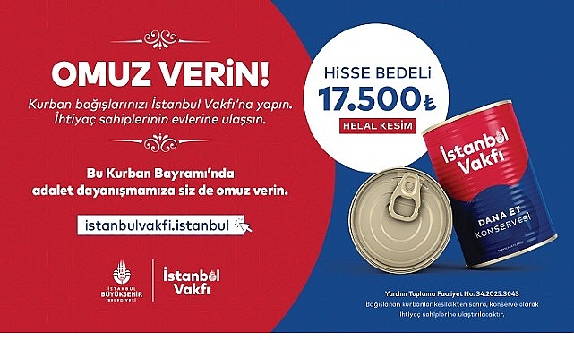 İstanbul Vakfı&rsquo;nın Kurban Bağışı Kampanyası Başladı