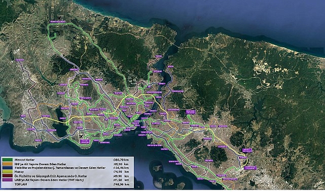 İstanbul&rsquo;da Raylı Sistemler G&uuml;&ccedil;lenerek B&uuml;y&uuml;yor