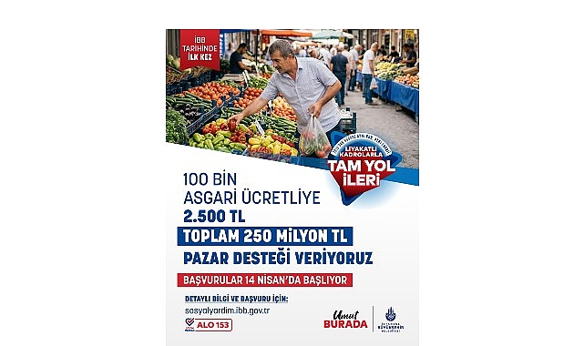 İstanbul&rsquo;da Sosyal Yardımlar Genişliyor
