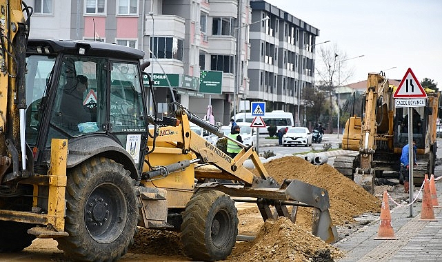 İstasyon Caddesi&rsquo;ne yeni kanalizasyon hattı