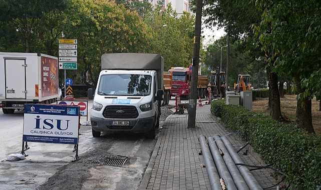 İSU&rsquo;dan Yahyakaptan&rsquo;da altyapı hamlesi