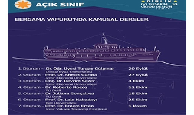 İyi Tasarım/Good Design İzmir_10&rsquo;a doğru ilk durak: Kamusal Dersler