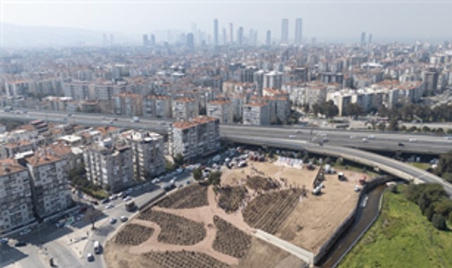 İzmir İtfaiyesi Korusu&rsquo;na ilk fidanlar dikildi