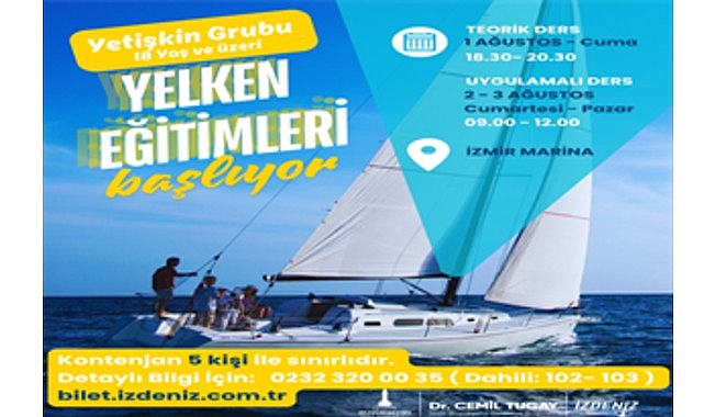 İzmirlilerin g&ouml;zdesi Mavi Bayraklı İzmir Marina