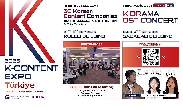 &ldquo;K-Content Expo T&uuml;rkiye&rsquo;de&rdquo; kapılarını a&ccedil;ıyor