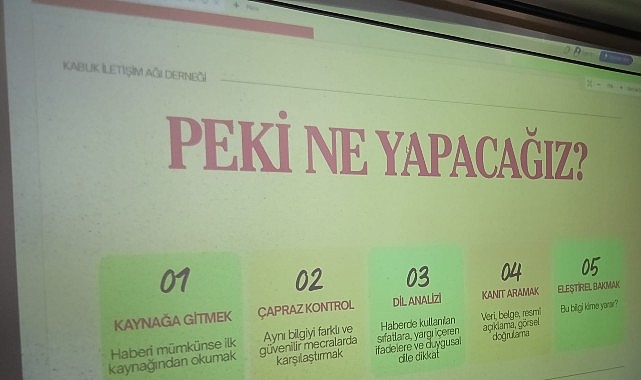 KABUK&rsquo;tan İzBB personellerine eleştirel medya okuryazarlığı ve dijital şiddet eğitimi