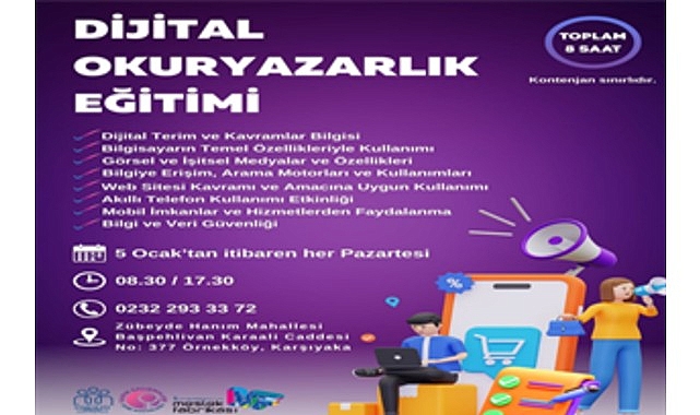 Kadınlar i&ccedil;in dijital okuryazarlık eğitimi başlıyor