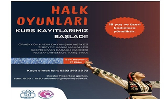 Kadınlara &ouml;zel halk oyunları kursu başlıyor