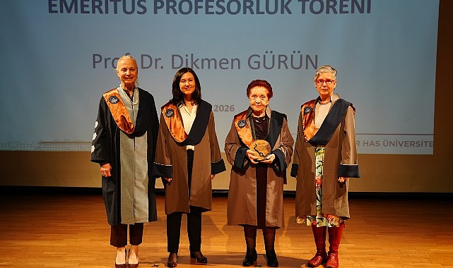 Kadir Has &Uuml;niversitesinden Prof. Dr. Dikmen G&uuml;r&uuml;n&rsquo;e Emeritus Unvanı