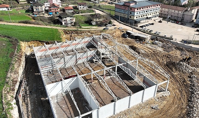 Kandıra Fındık Deposu&rsquo;nda yapısal imalatlar tamam