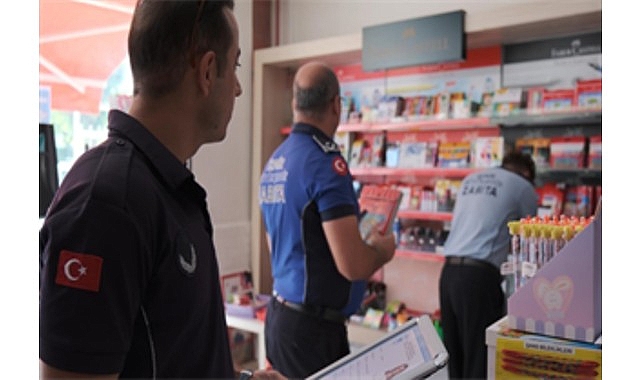 Kantin ve kırtasiyecilerde hem hijyen hem de etiket kontrol&uuml;