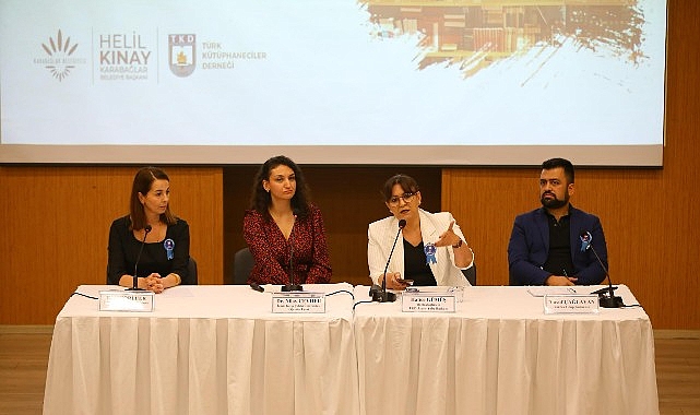 Karabağlar&rsquo;da &ldquo;&Uuml;reten K&uuml;t&uuml;phanelerin Bilinmeyen D&uuml;nyası&rdquo; Paneli