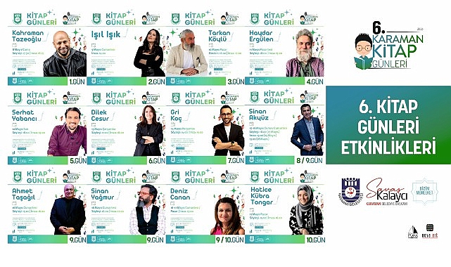 Karaman&rsquo;da Kitap G&uuml;nleri Başlıyor