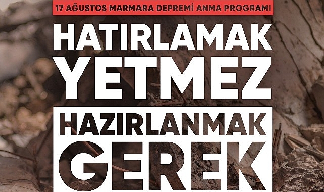 Karşıyaka 17 Ağustos&rsquo;u farkındalık etkinlikleriyle anıyor