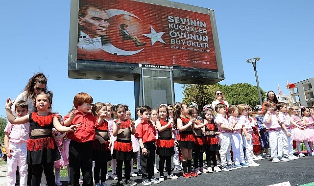 Karşıyaka&rsquo;da 23 Nisan coşkusu başladı!