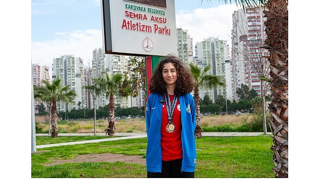Karşıyaka&rsquo;nın gen&ccedil; atleti T&uuml;rkiye&rsquo;nin zirvesinde!