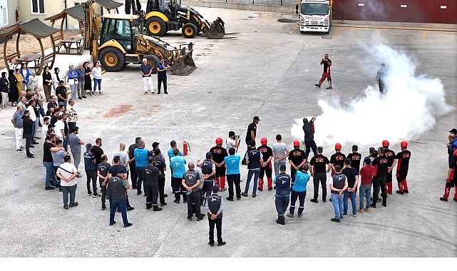 Kartepe Belediyesi'nde Ger&ccedil;eğini Aratmayan Tatbikat