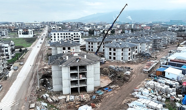Kartepe Kent Konut Evleri&rsquo;nde ilerleme y&uuml;zde 51