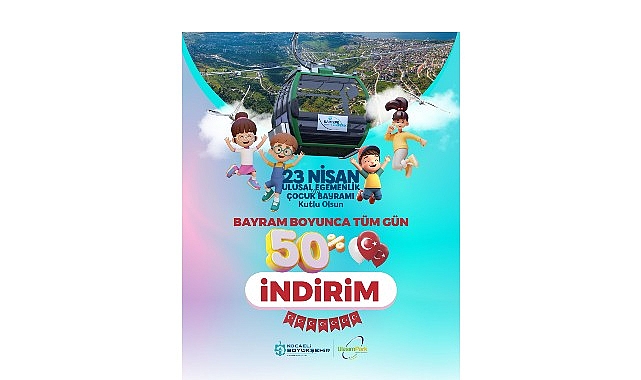 Kartepe Teleferik'te bayrama &ouml;zel y&uuml;zde 50 indirim