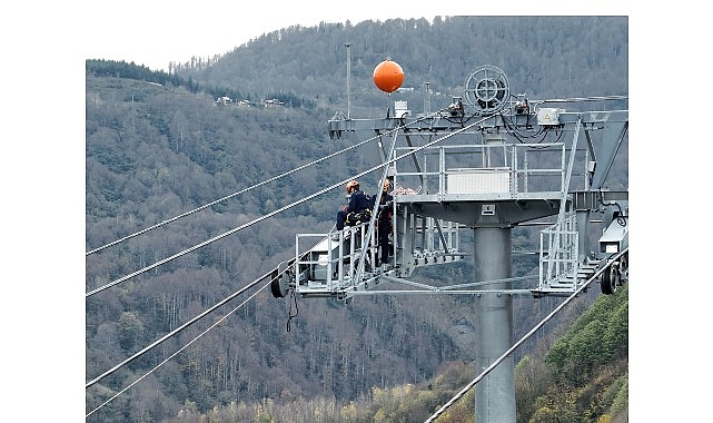 Kartepe Teleferik&rsquo;te nefes kesen kurtarma tatbikatı