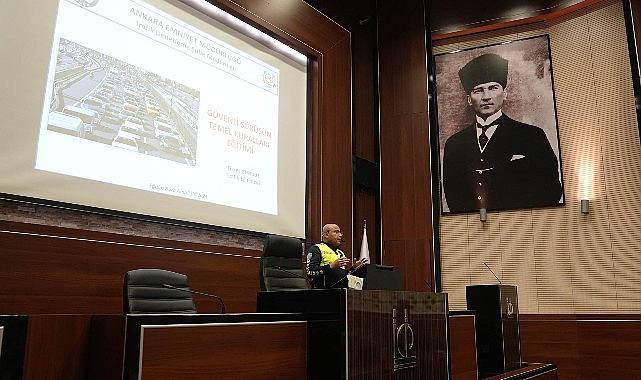 Ke&ccedil;i&ouml;ren Belediyesi Personeline &ldquo;Trafikte G&uuml;venli S&uuml;r&uuml;ş&rdquo; Eğitimi