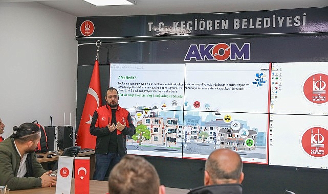 Ke&ccedil;i&ouml;ren Belediyesi&rsquo;nden Personele Yangın S&ouml;nd&uuml;rme Eğitimi