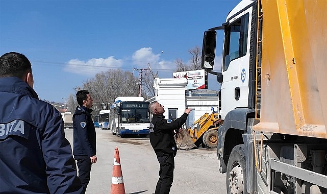 Ke&ccedil;i&ouml;ren&rsquo;de Dronla Hafriyat Kamyonu Denetimi