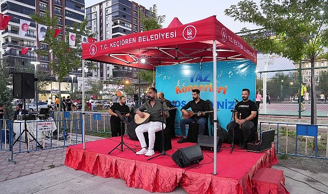 Ke&ccedil;i&ouml;renliler Yaz Konserleriyle Stres Atıyor
