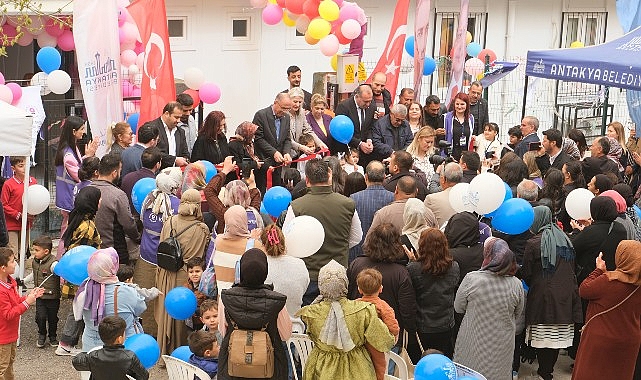 KEDV, Antakya Belediyesi iş birliği ile yeni bir merkez daha a&ccedil;tı