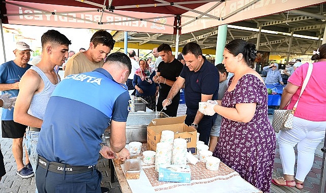 Kemer Belediyesi'nden &Ccedil;amyuva&rsquo;da aşure ikramı