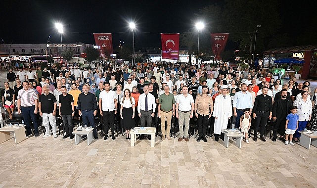 Kemer&rsquo;de 15 Temmuz anma t&ouml;reni