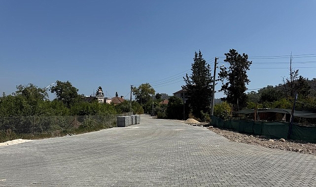 Kemer&rsquo;de altyapı &ccedil;alışmaları devam ediyor