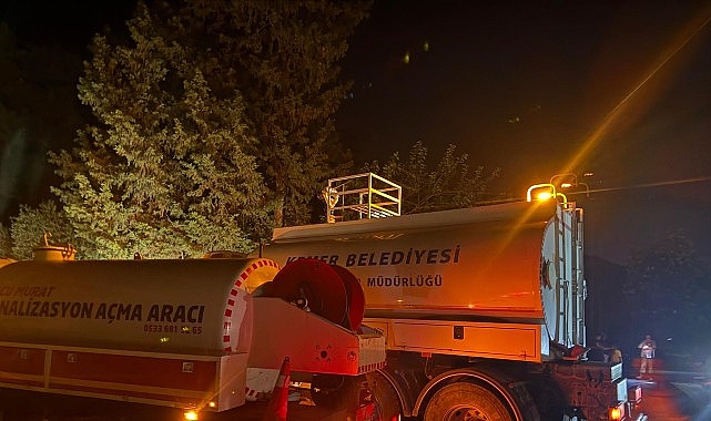 Kemer&rsquo;de trafo yangını