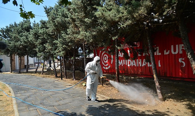 Kene ve Haşerelerle M&uuml;cadele İ&ccedil;in İla&ccedil;lama &Ccedil;alışmaları Başladı