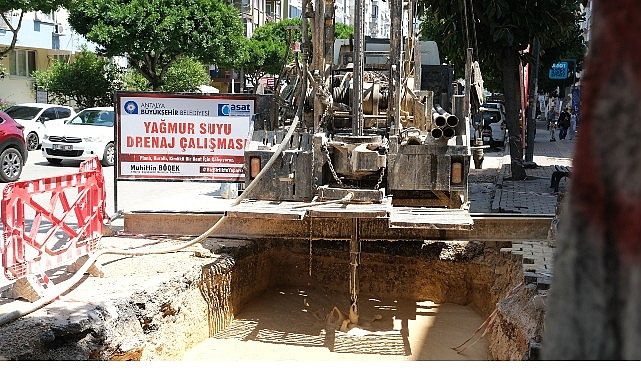 Kepez&rsquo;e 50 Milyon TL&rsquo;lik yağmur suyu yatırımı