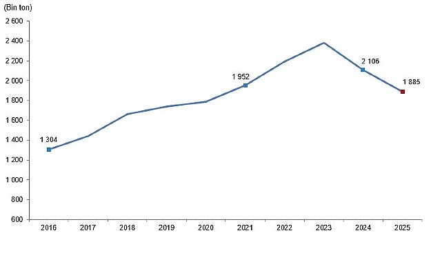 Kırmızı Et &Uuml;retim İstatistikleri, 2025