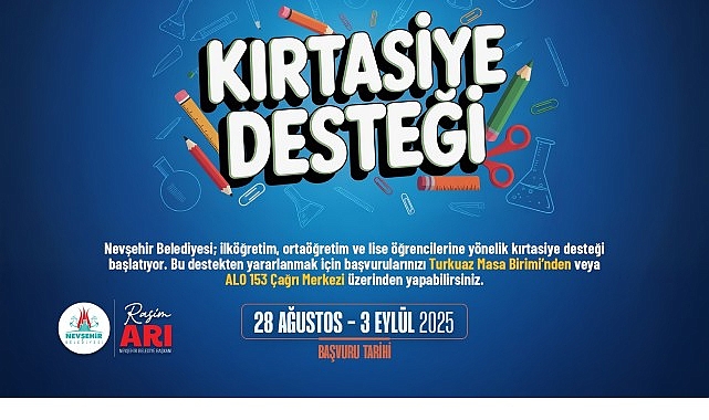&ldquo;Kırtasiye Desteği&rdquo; İ&ccedil;in Başvurular Başladı