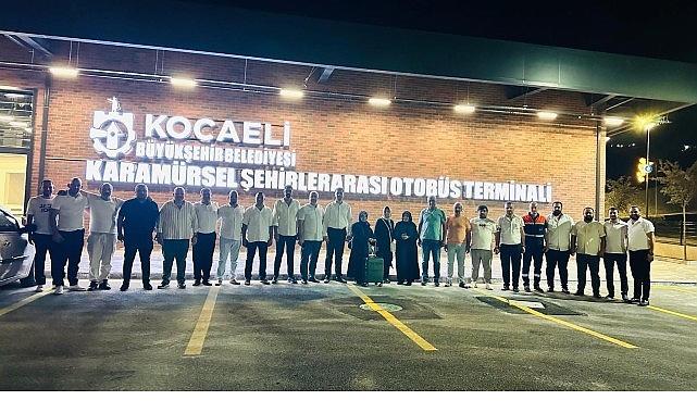 Kocaeli B&uuml;y&uuml;kşehir, 1 haftada 2 terminali hizmete sundu; Karam&uuml;rsel Terminali a&ccedil;ıldı, ilk sefer Balıkesir'e oldu