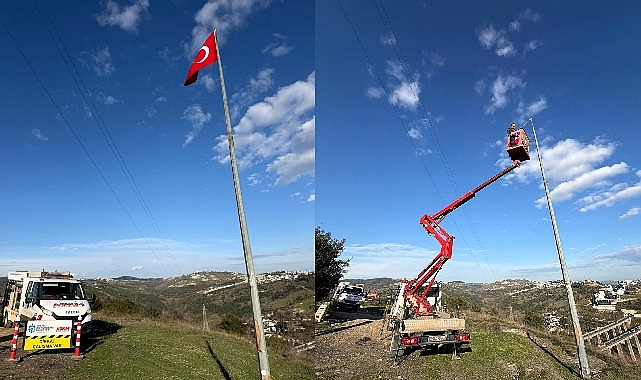Kocaeli B&uuml;y&uuml;kşehir'den bayrak hassasiyeti