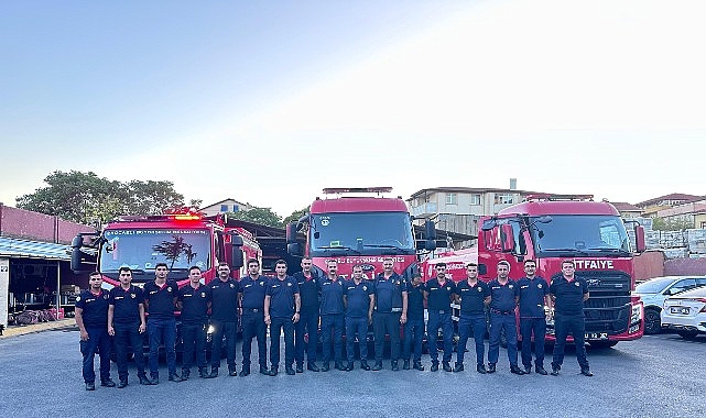 Kocaeli İtfaiyesi &Ccedil;anakkale'ye gitti