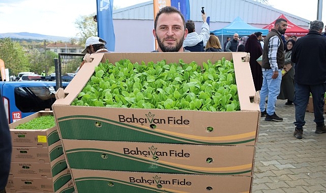 Kocaeli&rsquo;de &ccedil;ift&ccedil;ilere sebze fidesi desteği