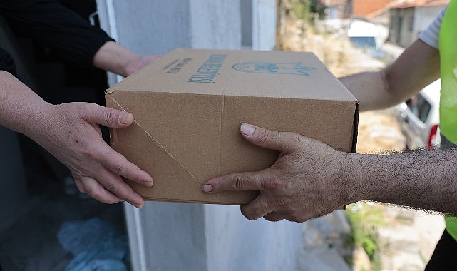 Konak&rsquo;ta kapı kapı dayanışma