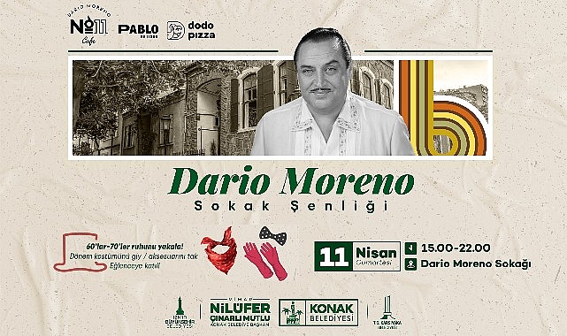 Konak&rsquo;tan Dario Moreno anısına nostaljik şenlik