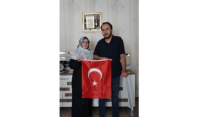 Konya B&uuml;y&uuml;kşehir 15 Temmuz Gazilerini Evlerinde Ziyaret Etti