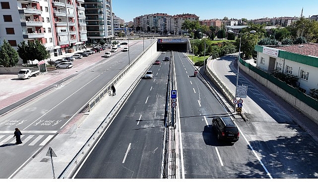 Konya B&uuml;y&uuml;kşehir Vatan Caddesi K&ouml;pr&uuml;l&uuml; Kavşağı&rsquo;nda Yol Kalitesini Y&uuml;kseltti