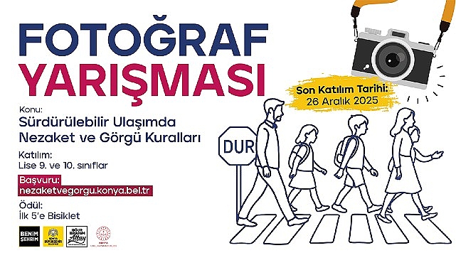 Konya B&uuml;y&uuml;kşehir&rsquo;den &Ouml;ğrenciler İ&ccedil;in &ldquo;S&uuml;rd&uuml;r&uuml;lebilir Ulaşımda Nezaket ve G&ouml;rg&uuml; Kuralları&rdquo; Yarışmaları
